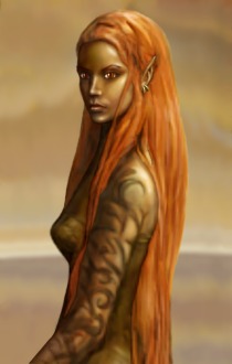 Amber; check out the game portrait from the 'screens' page.