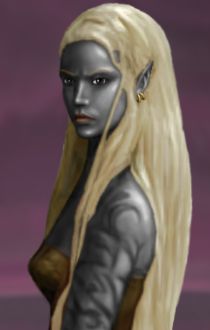 Amber as a drow